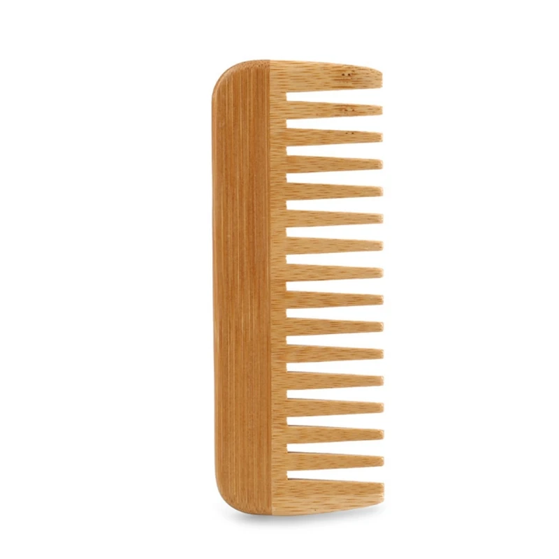 Detangling Wide Comb - مشط ذو أسنان واسعة من الخيزران
