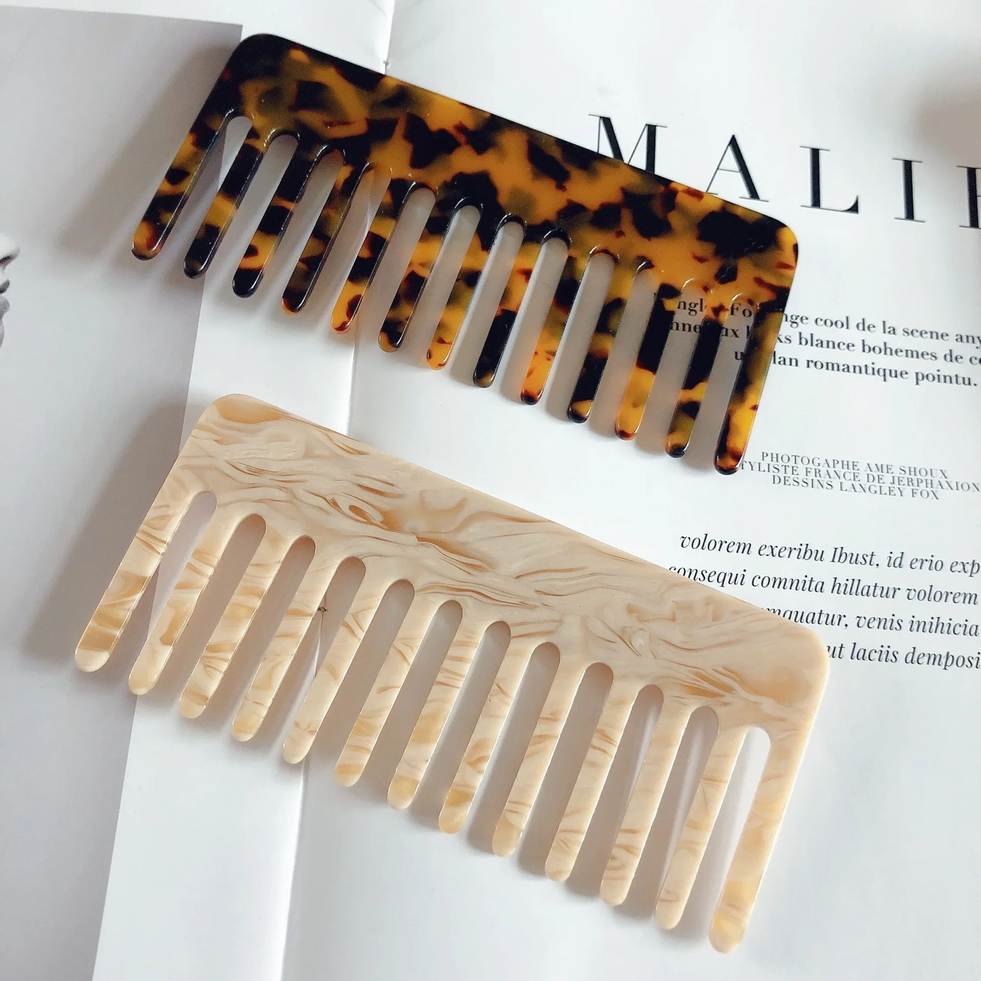 Hair Care Korean Products - مشط تصفيف الشعر خلات للنساء ،