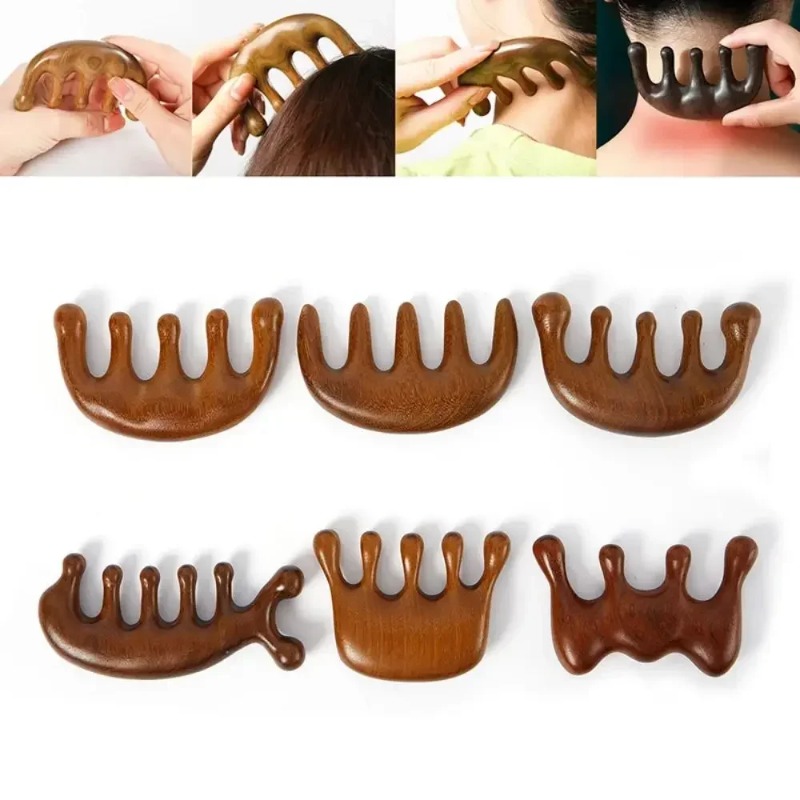 Detangling Wide Comb - مشط تدليك غوا شا واسع الأسنان