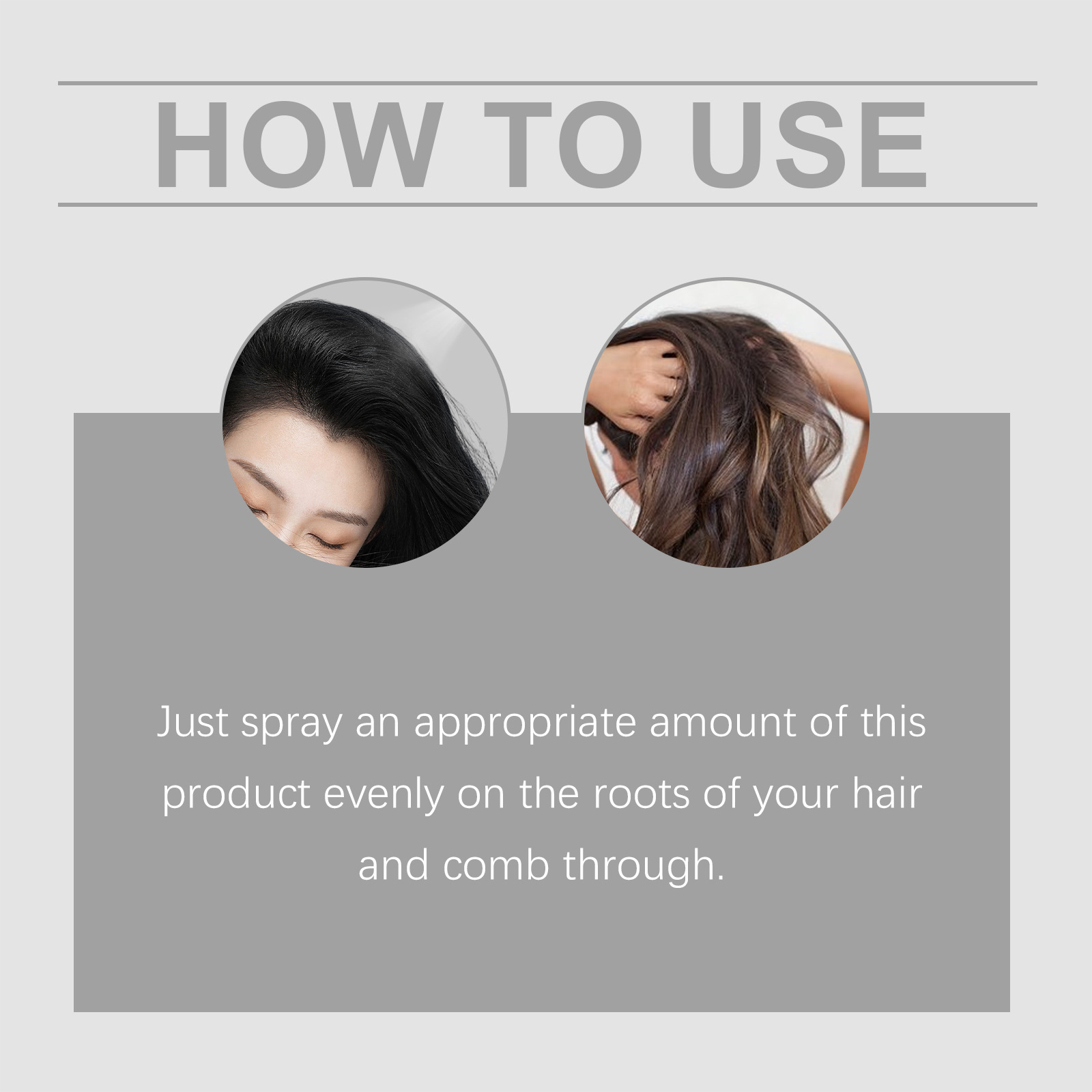 Hair Care Naturally - شامبو رذاذ للشعر الجاف للتحكم في