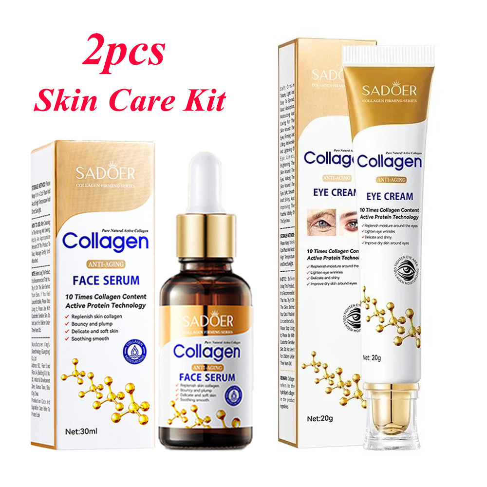 Silk Press Serum - SADOER الكولاجين العناية بالبشرة مجموعات المضادة