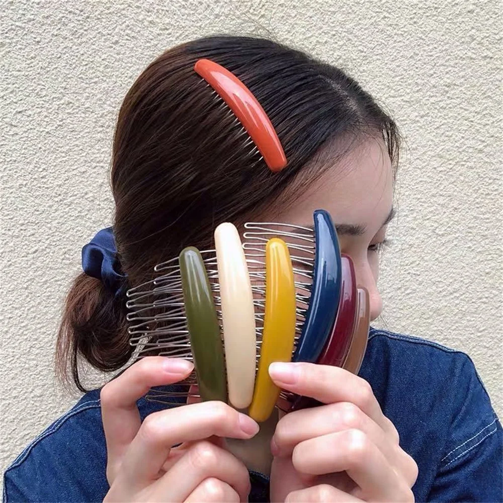 Hair Care Korean Products - مشبك مشط موزة عتيق للنساء ،