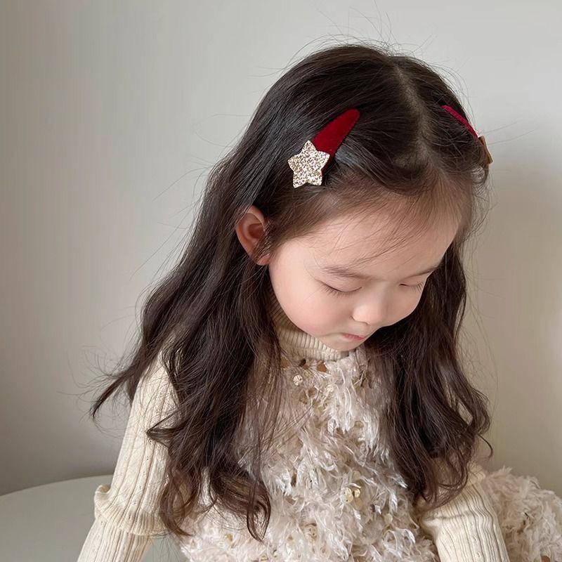 Hair Care Baby - 1 زوج الكورية نمط بريق ستار