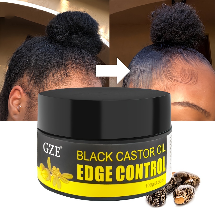 Edge Control Gel - GZE خروع سوداء إفريقية ، جديلة