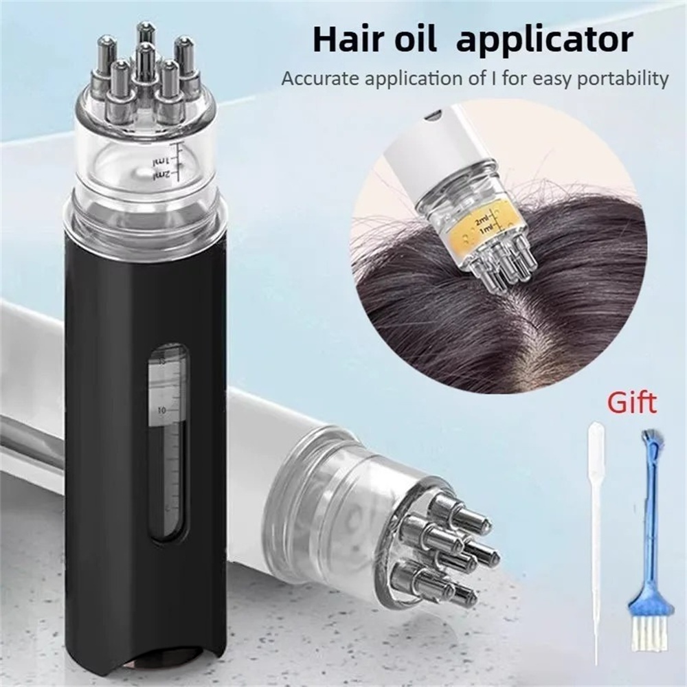 Hair Care For Hair Loss - مشط توزيع السوائل للشعر مع مدلك