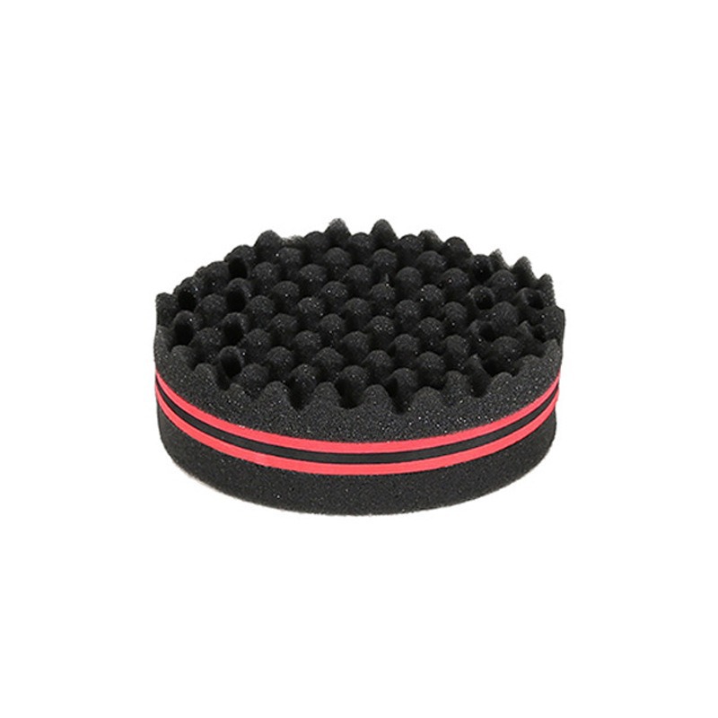 Twist Sponge Coil - فرشاة إسفنجية احترافية للشعر المجعد، فرشاة