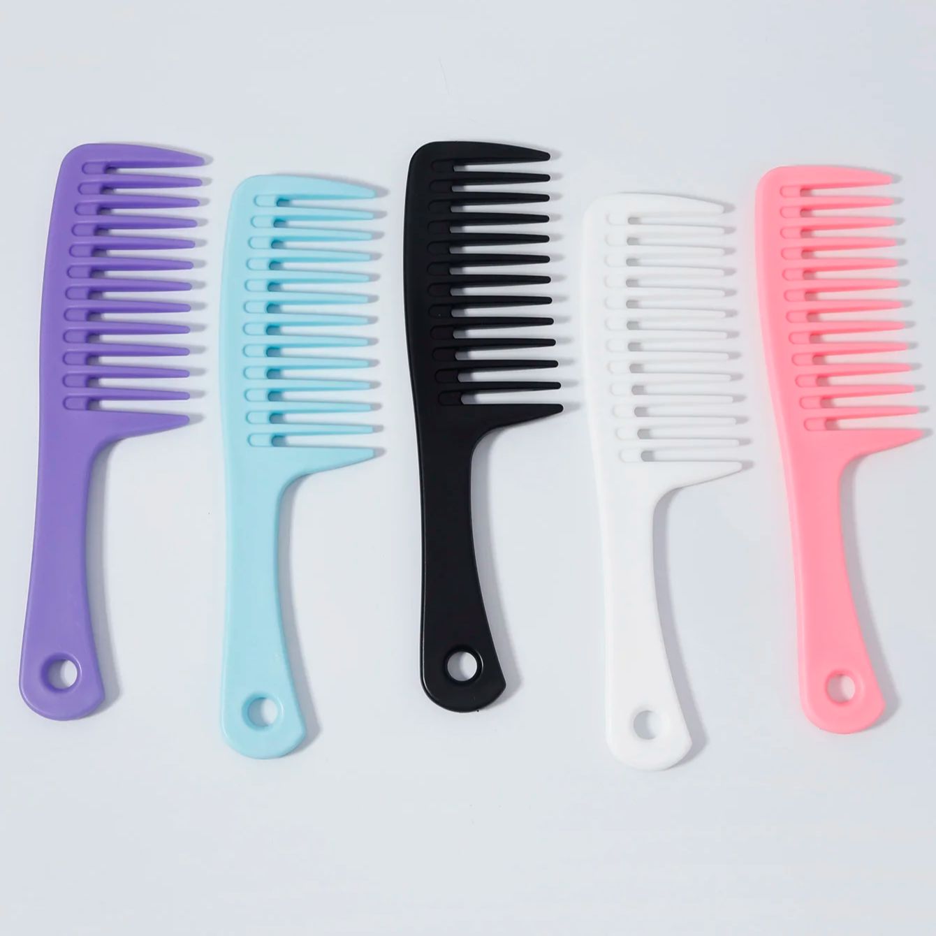 Detangling Wide Comb - مشط تصفيف الشعر واسع الأسنان، مضاد