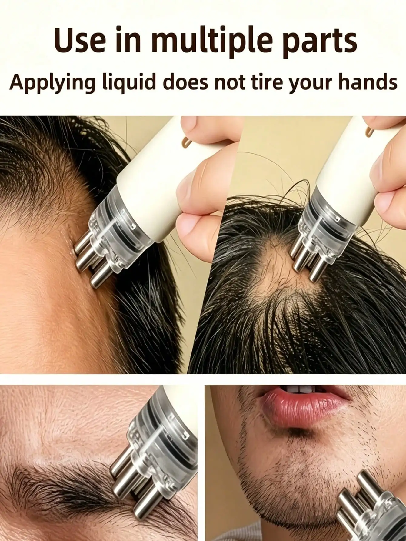 Hair Care Serum - مشط تدليك فروة الرأس المحمول بكرة