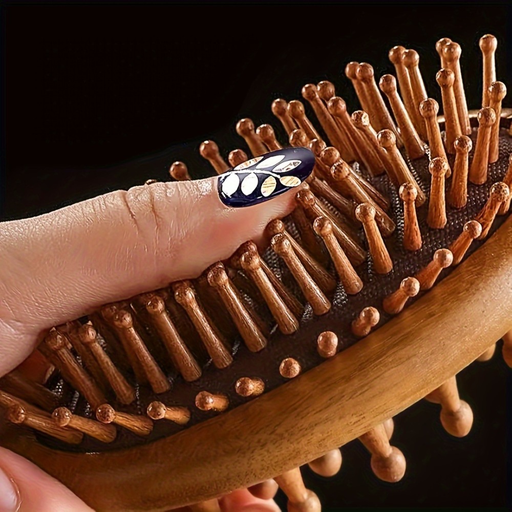 مشط خشب الصندل مزدوج الجوانب،  - مراجعة Detangling Wide Comb وسعره