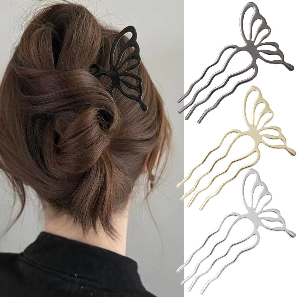 الكورية فراشة U شكل الشعر العص - مراجعة Hair Care Ingredients وسعره