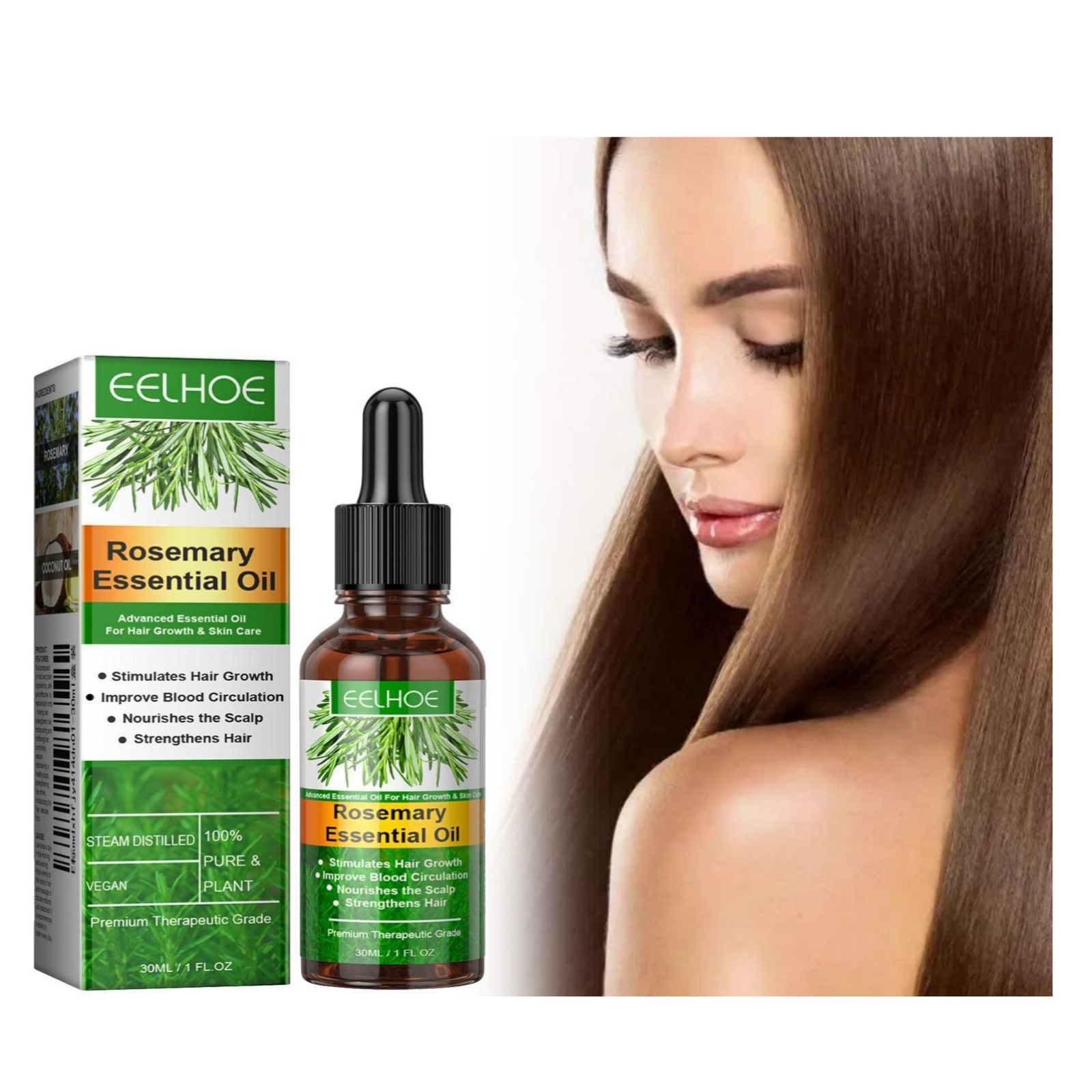 Eelhoe روزماري العناية بالشعر  - مراجعة Rosemary Hair Oil وسعره