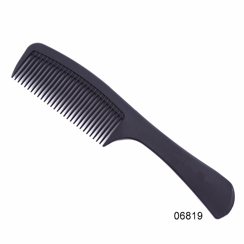 1 قطعة مشط أسنان بلاستيكي أسود - مراجعة Detangling Wide Comb وسعره