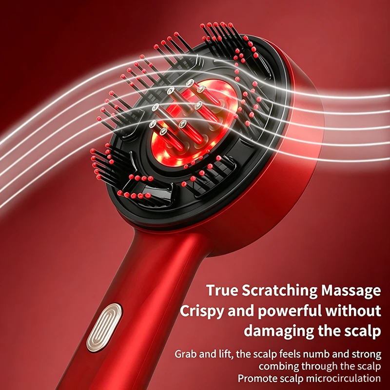 مشط تدليك كهربائي محمول لفروة  - مراجعة Hair Care For Hair Loss وسعره