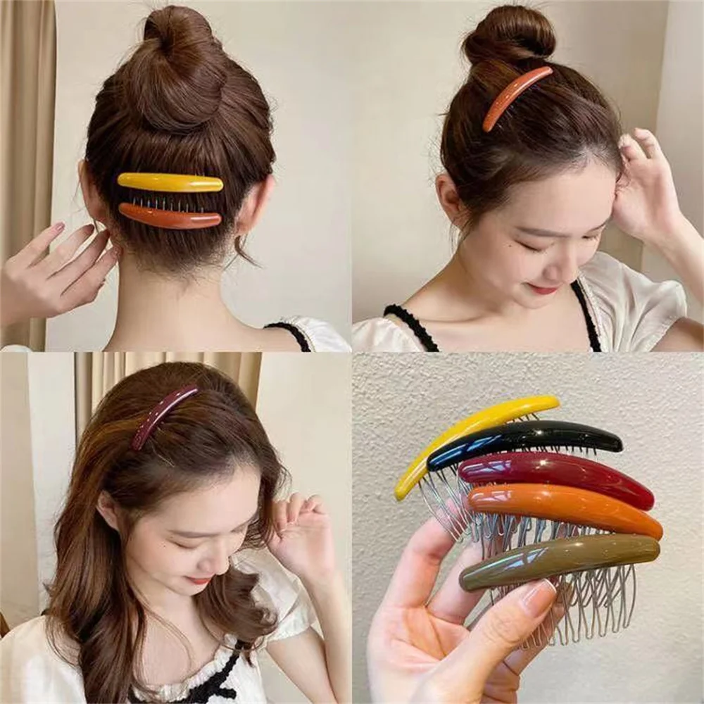 مشبك مشط موزة عتيق للنساء ، أح - مراجعة Hair Care Korean Products وسعره