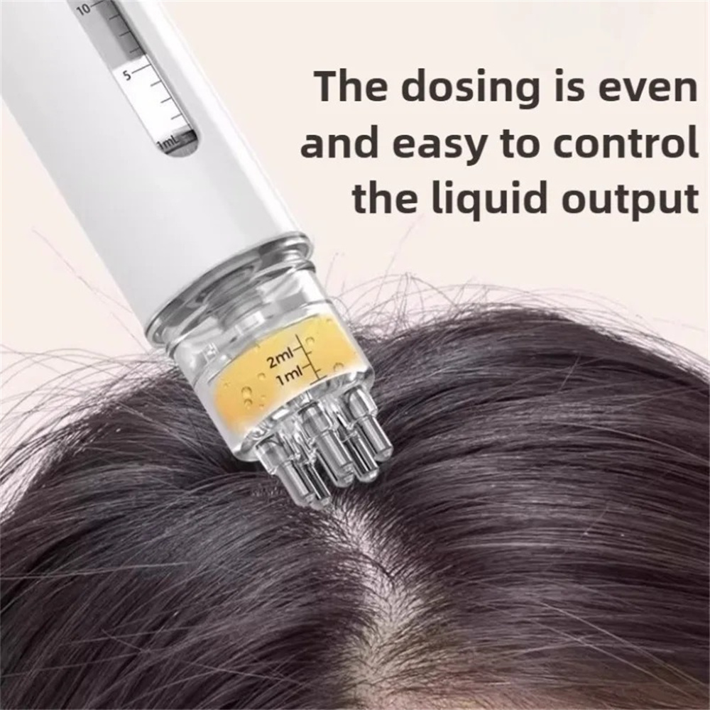 مشط توزيع السوائل للشعر مع مدل - مراجعة Hair Care For Hair Loss وسعره