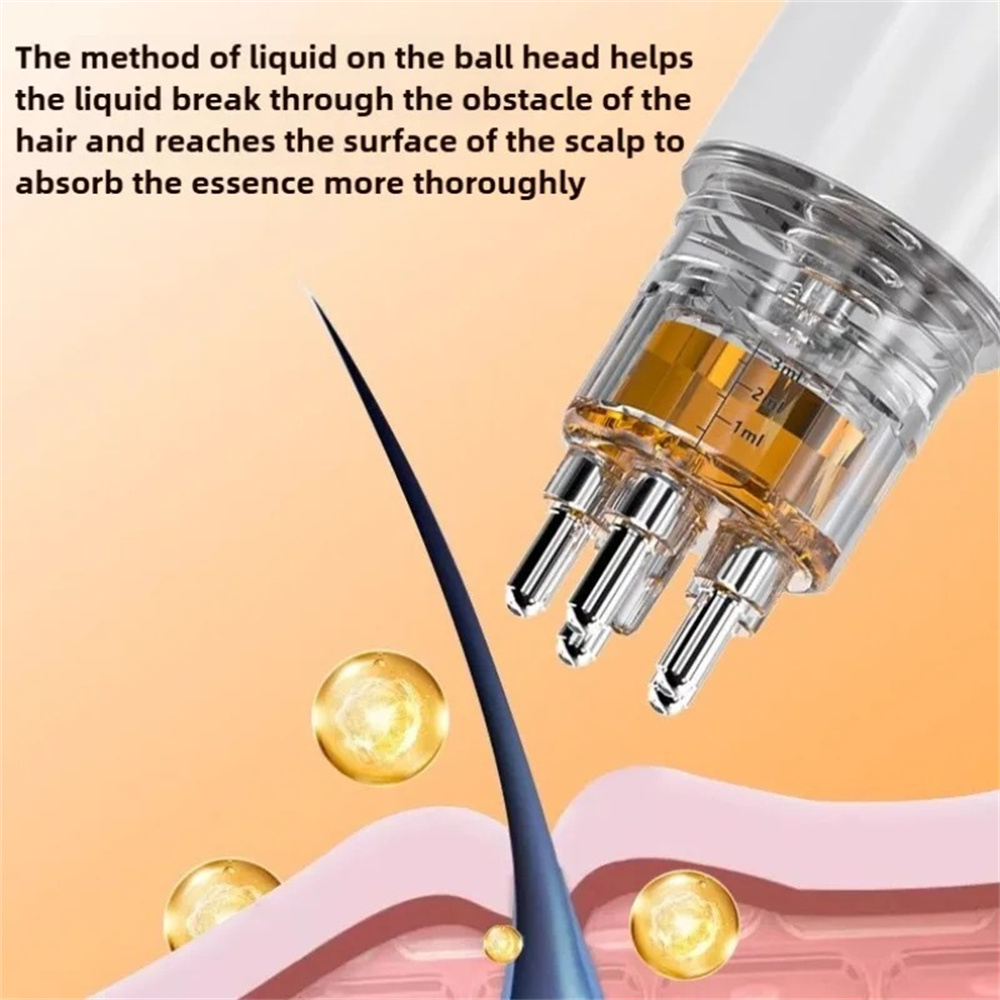 مشط توزيع السوائل للشعر مع مدل - مراجعة Hair Care For Hair Loss وسعره