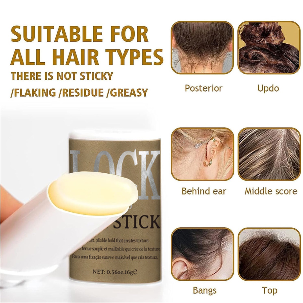 قلم شمع الشعر LOCKMIO لتصفيف ا - مراجعة Edge Control Gel وسعره