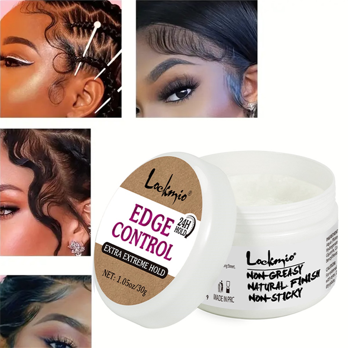 قلم شمع الشعر LOCKMIO لتصفيف ا - مراجعة Edge Control Gel وسعره