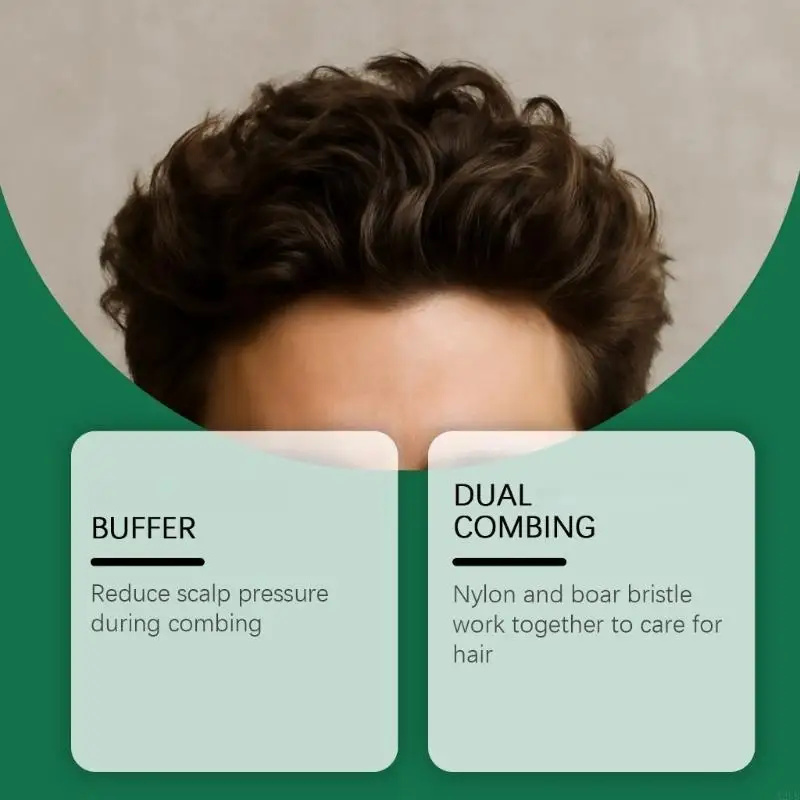 شعيرات الخنزير وفرشاة النايلون - مراجعة Hair Care Daily Routine وسعره