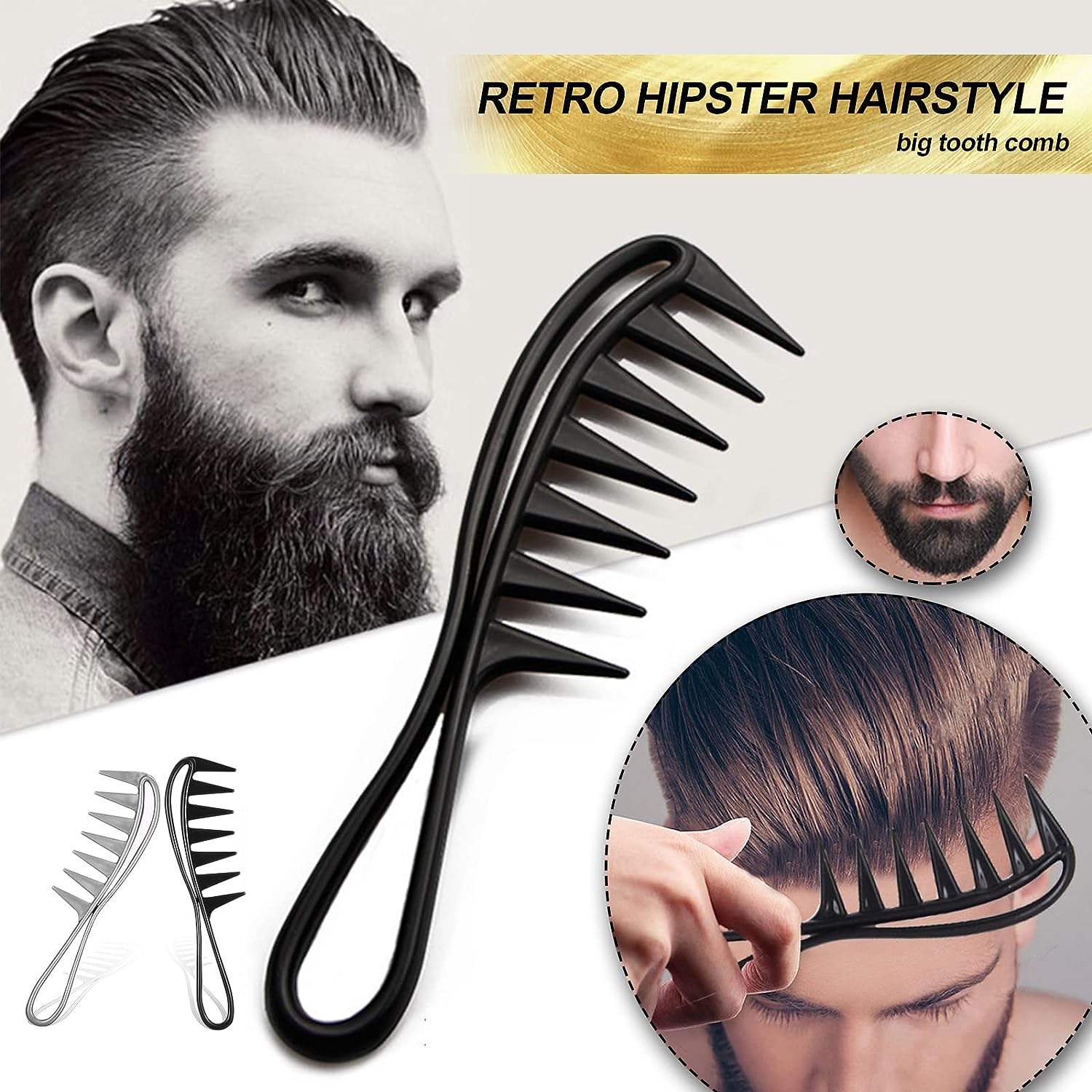 تصفيف الشعر المحمولة متعددة ال - مراجعة Detangling Wide Comb وسعره