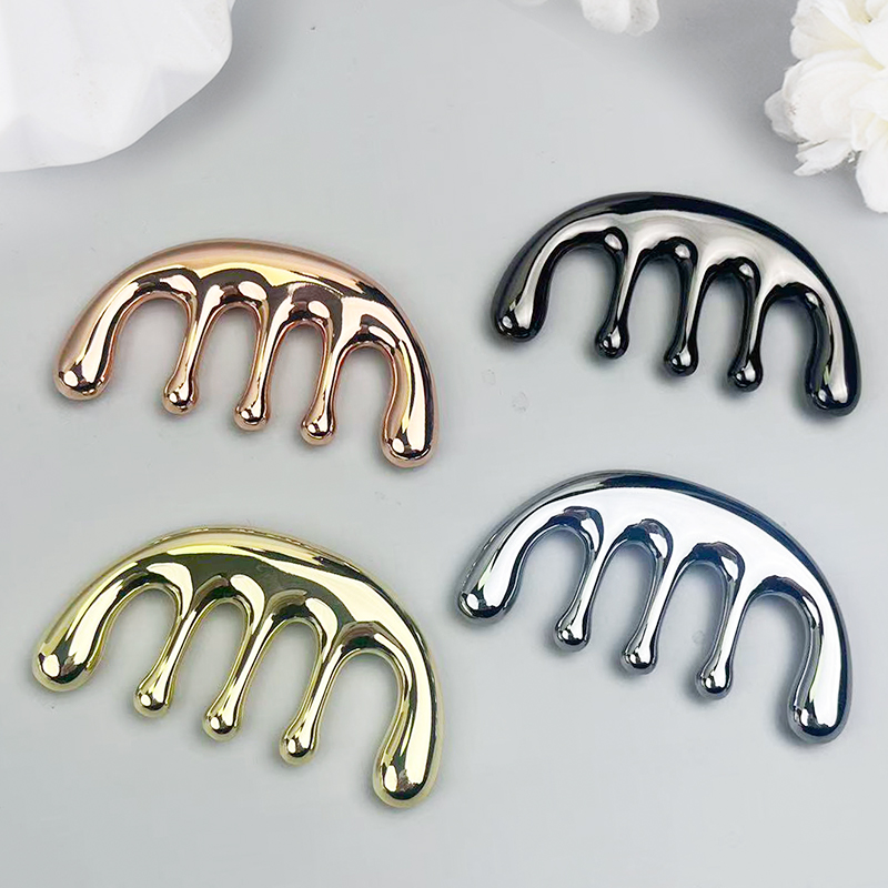 1 قطعة مشط تدليك معدني بخمسة أ - مراجعة Detangling Wide Comb وسعره